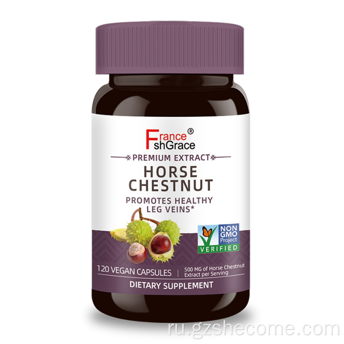 Концентрированные капсулы конной каштановый экстракт